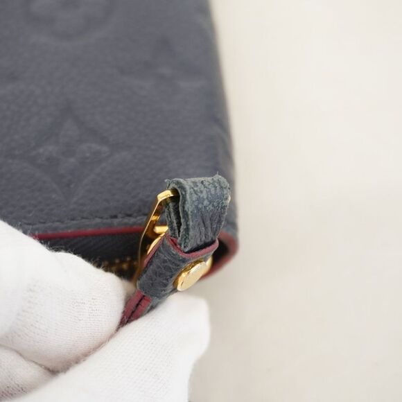 Louis Vuitton Long Wallet Monogram / Empreinte Zippy Wallet M62121 Marine Rouge - Picture 7 of 10